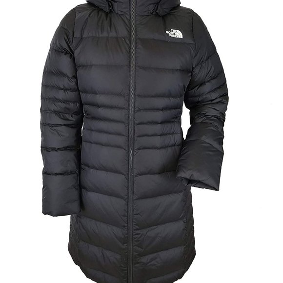 🆕 The North Face Women's Metro 2 Parka Down Long Hooded Jkt, Small, TNF Black - Picture 3 of 10